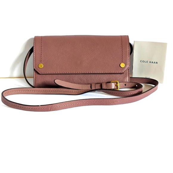 Cole Haan Pebbled Leather Small Crossbody Bag - Picture 1 of 12